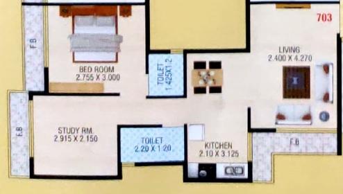 Globe Radhe Krishna - Floor Plan