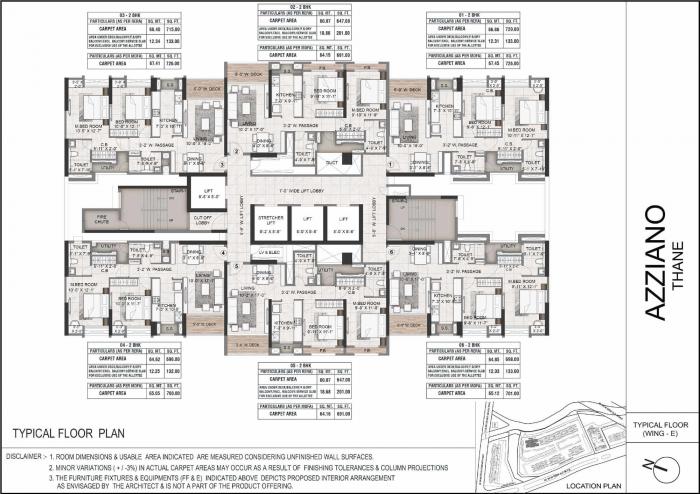 Rustomjee Azziano Wing E - Master Plan