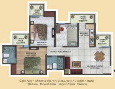 One Leaf Troy - Floor Plan