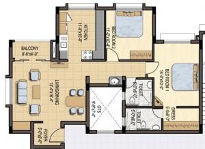 Cordon Bleu Darshan - Floor plan