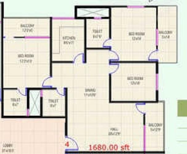 Mandavi Emerald - Floor Plan