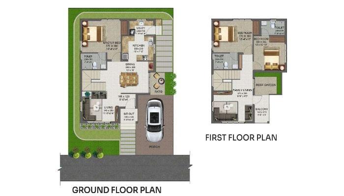 Sowparnika Capital County - Floor Plan