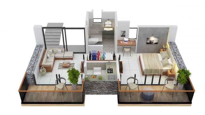 Triworld Mirth Foliage - Floor Plan