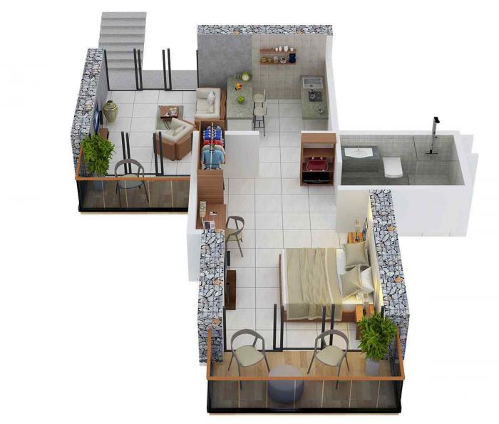 Triworld Mirth Foliage - Floor Plan
