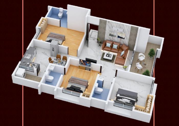 Royal Petals - Floor Plan