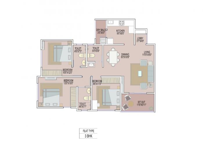 Nivasa Elevia - Floor Plan