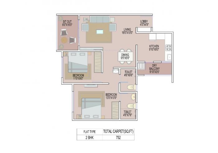 Nivasa Elevia - Floor Plan