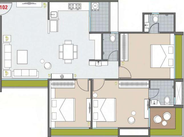 Shreepad Infinia - Floor Plan
