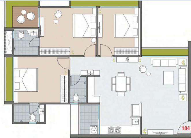 Shreepad Infinia - Floor Plan