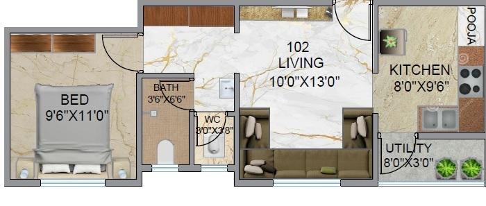 Diddi Ramalayam - Floor Plan