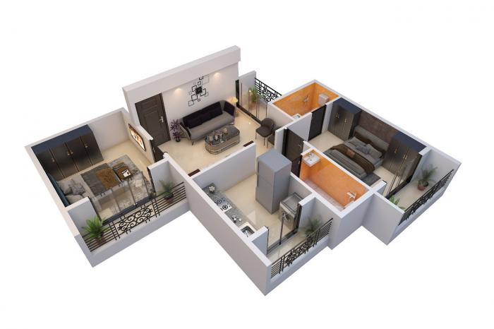 Audumber Flower Valley - Floor Plan
