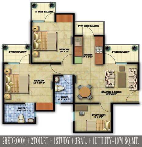 Radicon Vedantam - Floor Plan