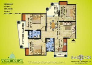 Radicon Vedantam - Floor plan