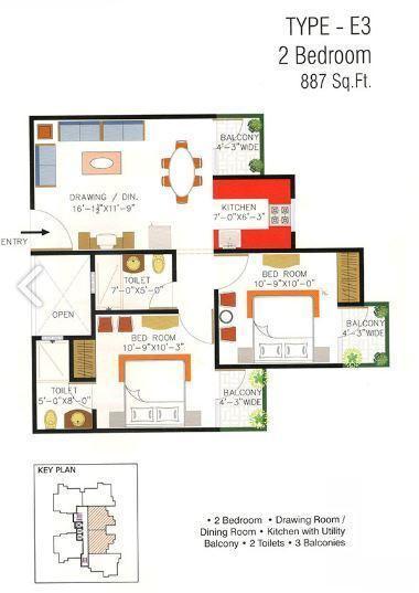 Rishabh Cloud 9 - Floor Plan