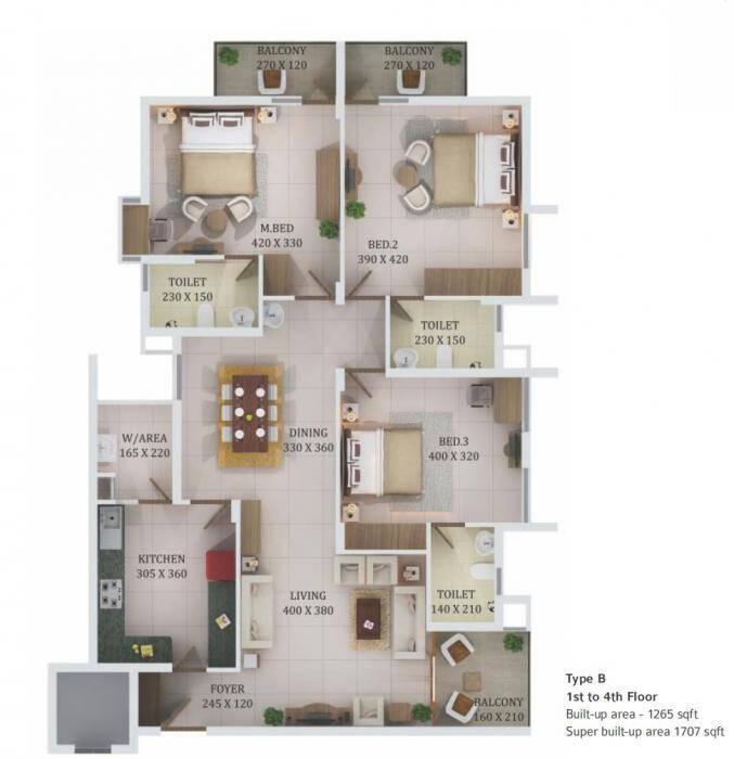 Trinity Citadel - Floor Plan