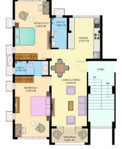Aansav Verde - Floor plan