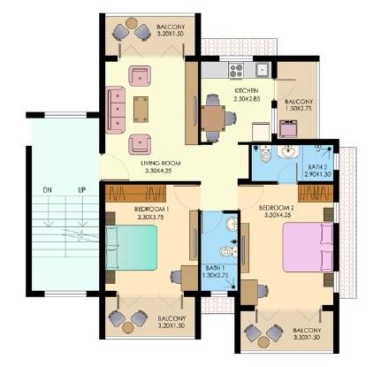 Aansav Verde - Floor Plan