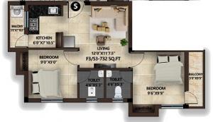 MP Cheryl - Floor plan