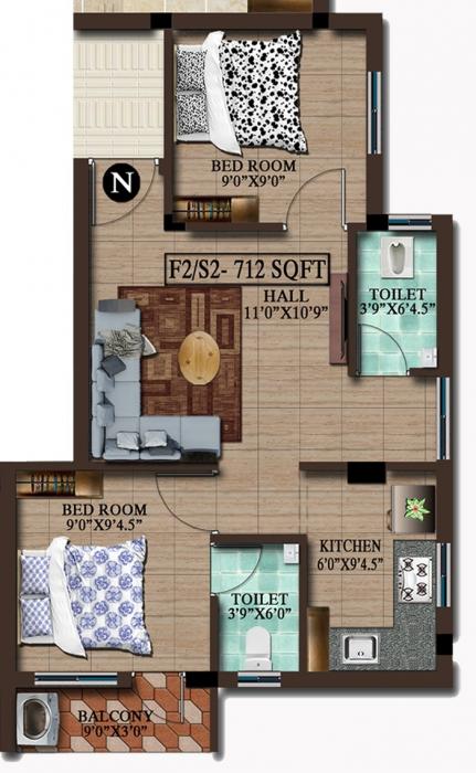 MP Benito - Floor Plan