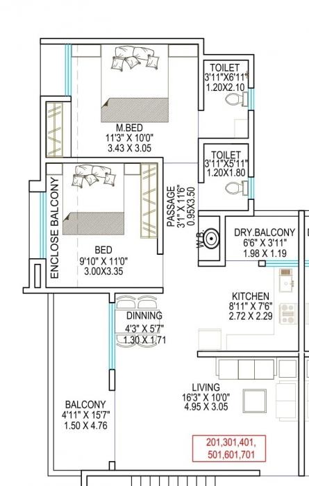 Nirman Milestone - Floor Plan