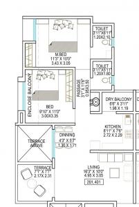 Nirman Milestone - Floor plan