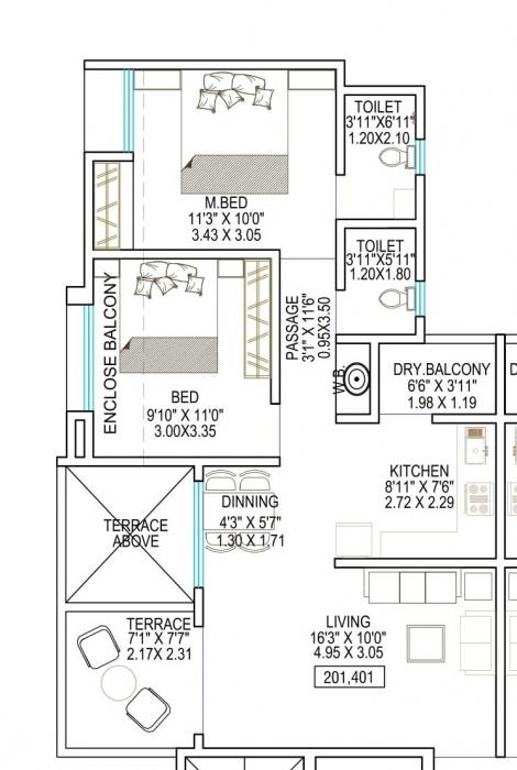 Nirman Milestone - Floor Plan