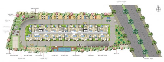 Subha 9 Sky Vue - Master Plan