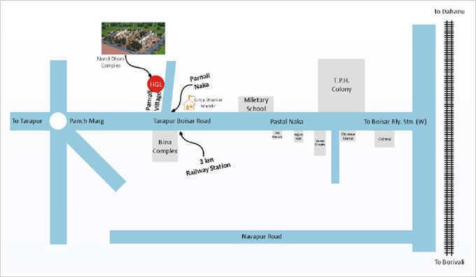 HGL Nand Dham Complex - Locality