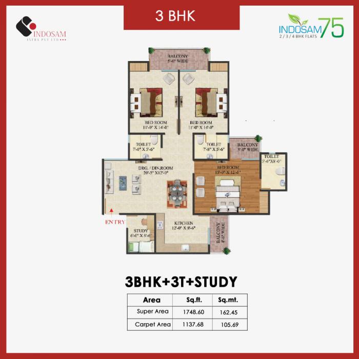Indosam 75 - Floor Plan