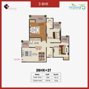 Indosam 75 - Floor plan