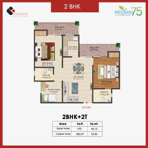 Indosam 75 - Floor plan