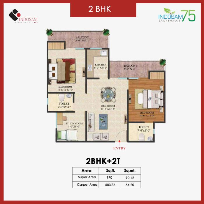 Indosam 75 - Floor Plan
