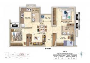 Pushp Vihar - Floor plan