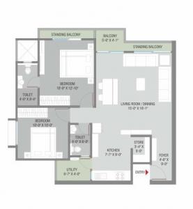 Shantanu Green - Floor plan
