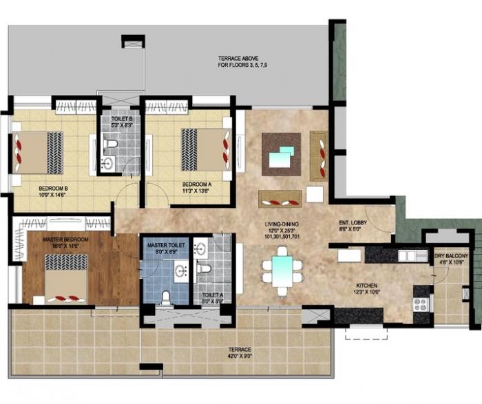 Kakade Winspire - Floor Plan