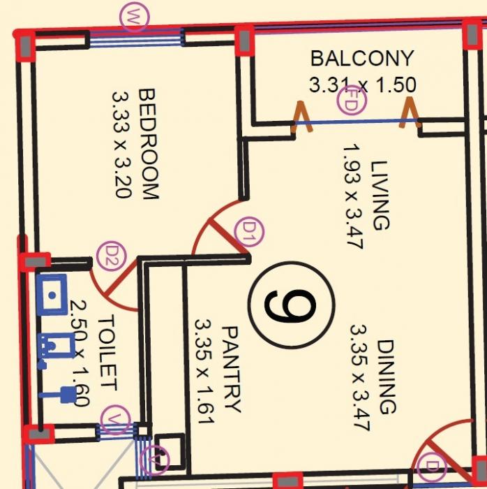 Aprasa Amor De Goa - Floor Plan