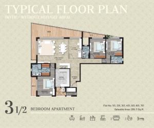 Priority Anantara Elysian - Floor plan