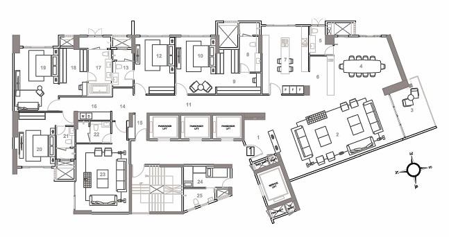 Rustomjee Elements - Floor Plan
