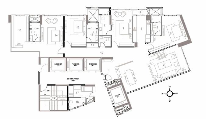 Rustomjee Elements - Floor Plan