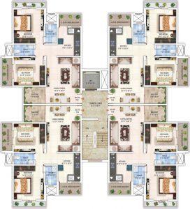 Siddhivinayak Ganraj Heights - Site Plan