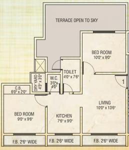 Mukta Heights - Floor plan