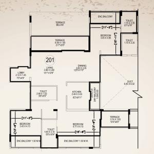 Atul Westernhills C1-C3 - Floor plan