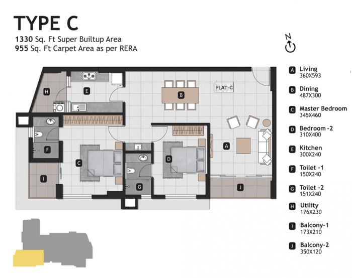 Hilite Florina - Floor Plan