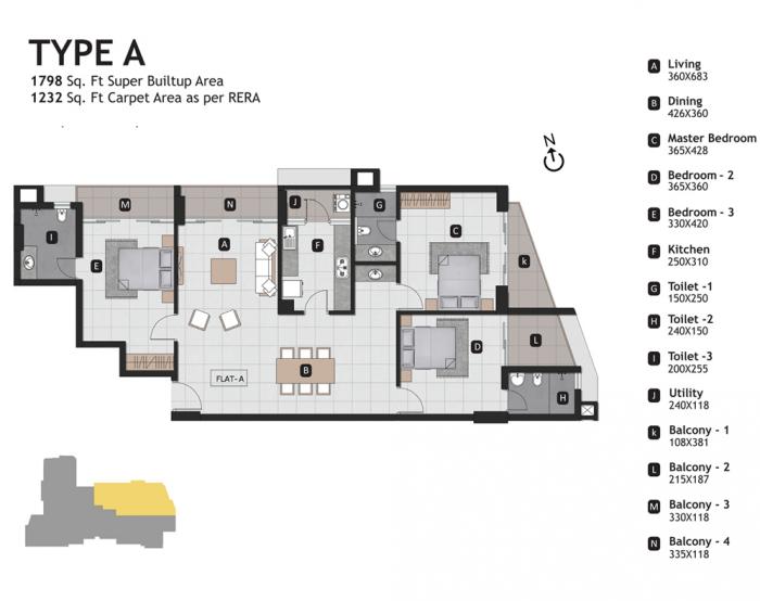 Hilite Florina - Floor Plan