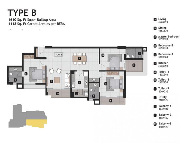 Hilite Florina - Floor Plan