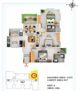 Siddhi Pranavam - Floor plan