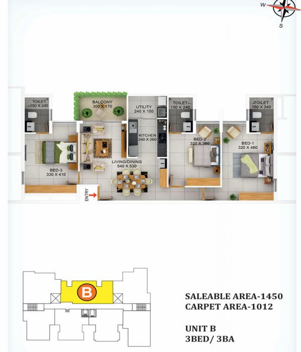 Siddhi Pranavam - Floor Plan