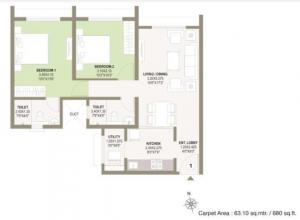 Raheja Sterling - Floor plan