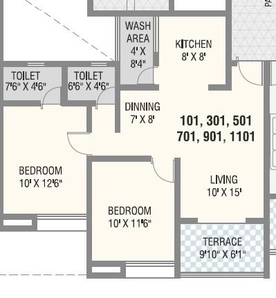 Nirman Brookefield Willows - Floor Plan