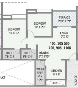 Nirman Brookefield Willows - Floor plan
